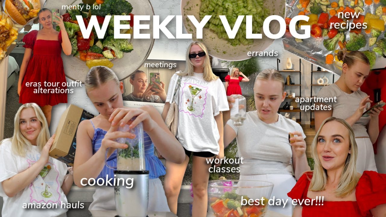 WEEKLY VLOG: best day ever!!, eras tour outfit, unboxing haul, apartment updates, cooking!!