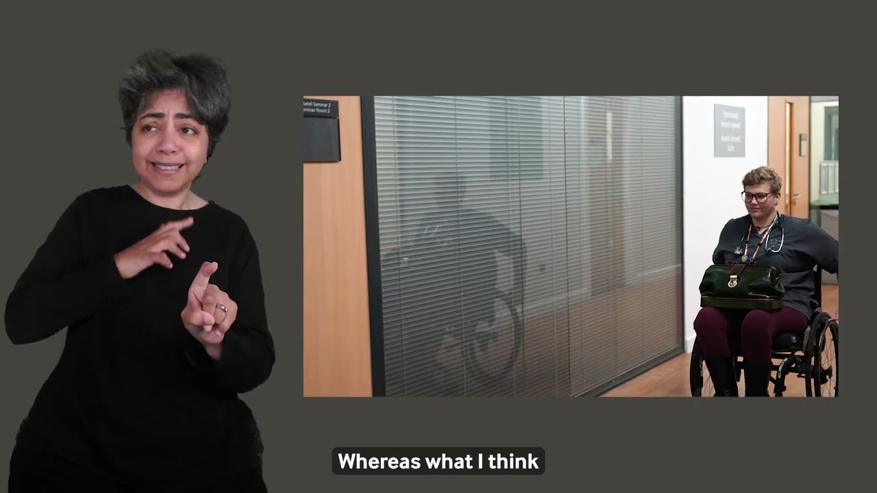 Disability and neurodivergence in medicine: Georgie's story (BSL)