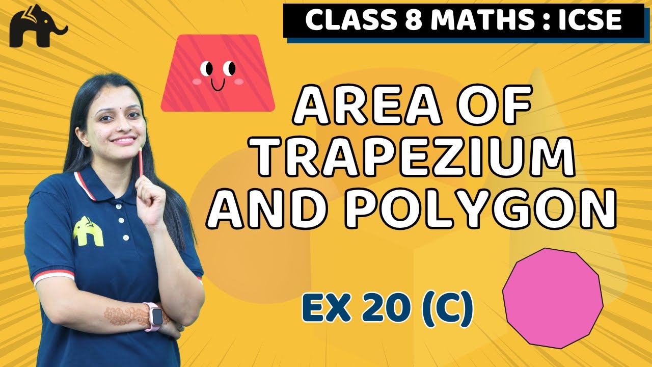 Area of Trapezium and Polygon Class 8 ICSE Maths| Selina Chapter 20 | Ex 20 (C)