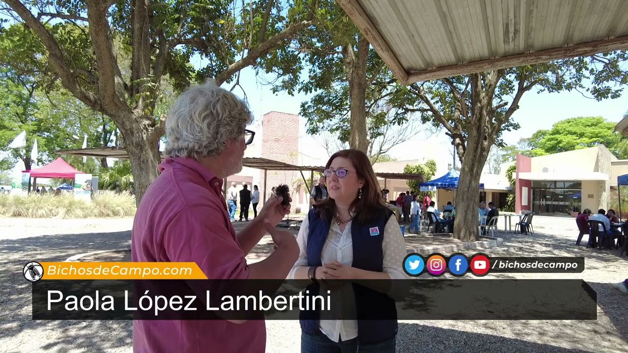 Paola López Lambertini, fitopatóloga del INTA en Córdoba