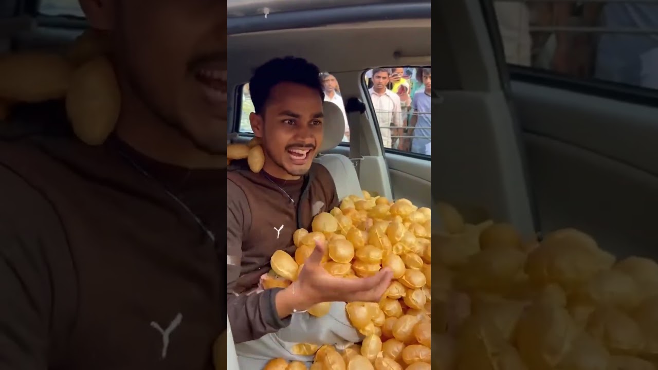 Traffic Police vs Puri | Funny Prank 😄 #funny #shorts #food #foodie #foodlover #viral