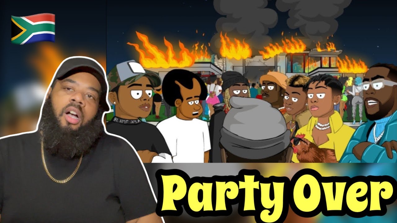AMERICAN REACT Amstel Destroys Bingo's Party ft. Majorsteez, Burna Boy, A Reece | Mzansi's Got Magic