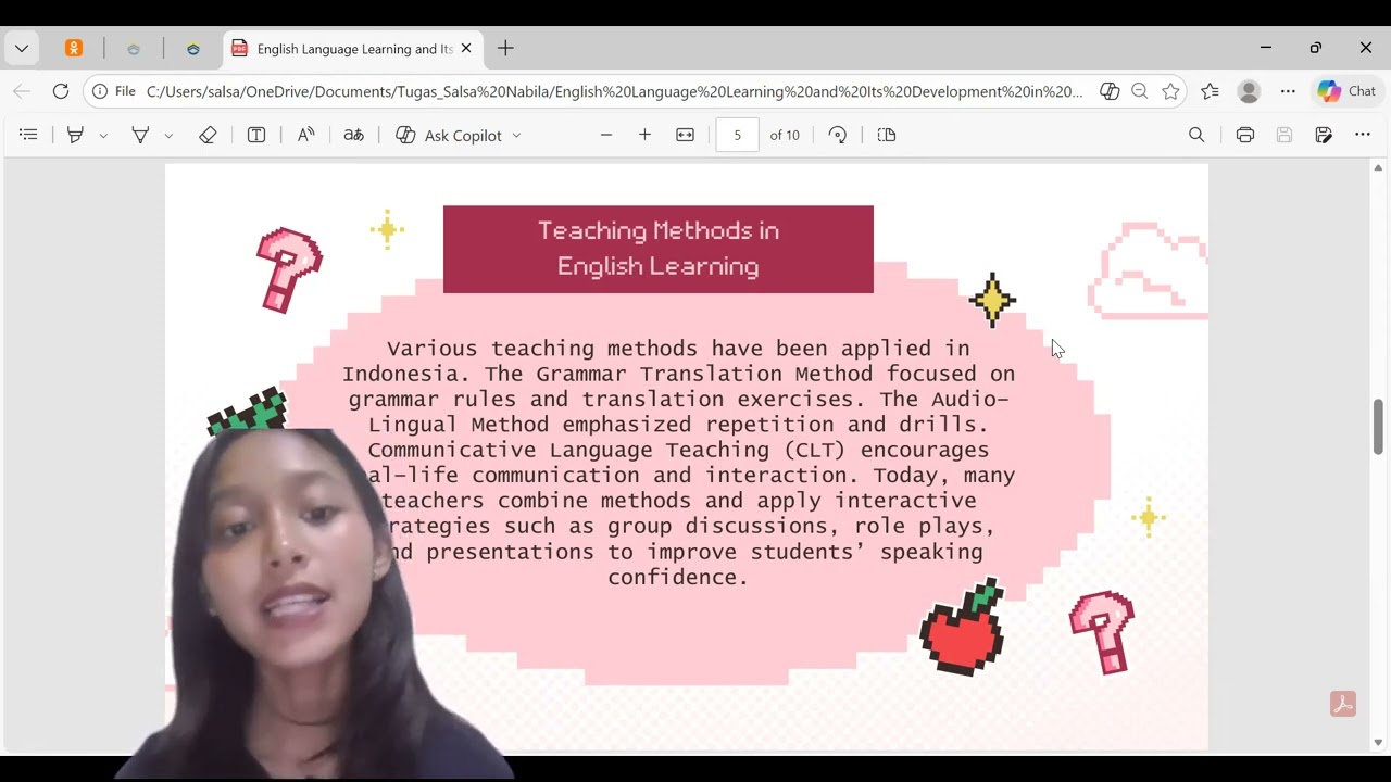 English Language Learning and it's Development in Indonesia - SALSA NABILA
