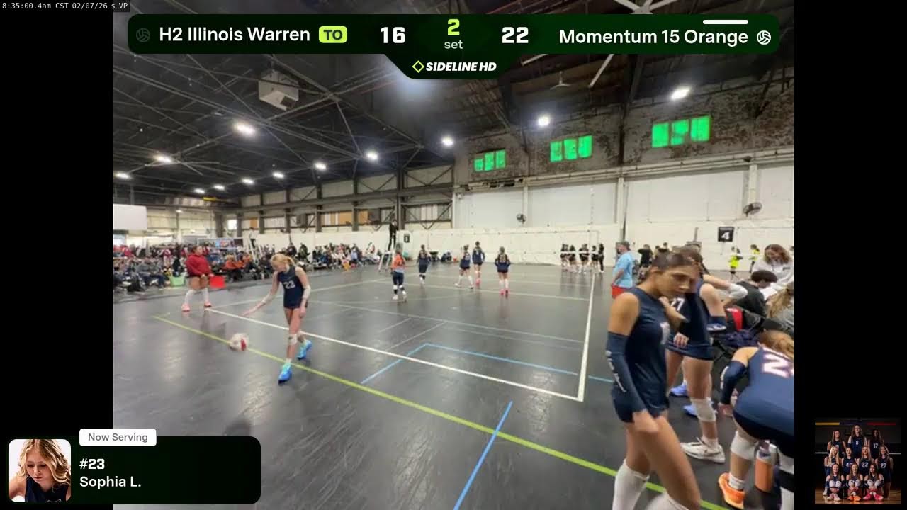 Momentum 15 Orange vs. H2 Illinois Warren (2026.02.07)
