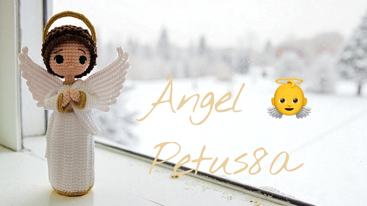Cómo tejer Ángel 👼 Sagrada Familia video 1/3 Amigurumis by Petus 🪽