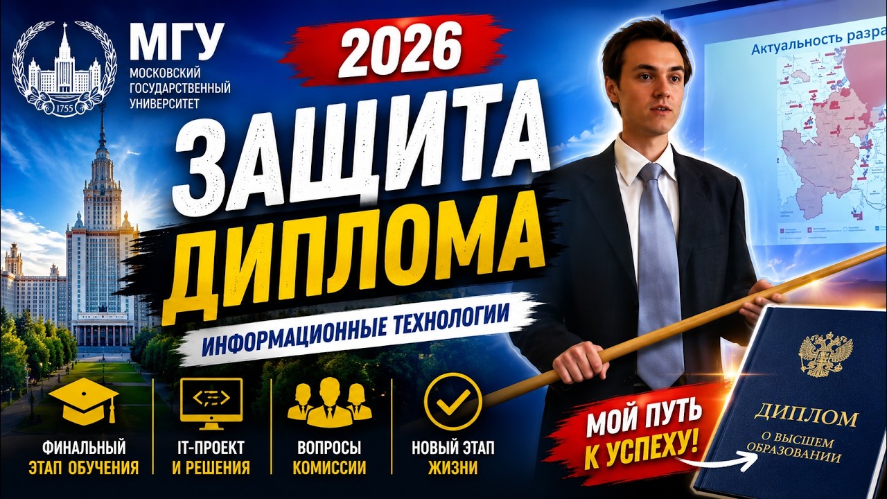 🎓 КАК ПРОХОДИТ ЗАЩИТА ДИПЛОМА В МГУ? | Информационные технологии | Полное выступление