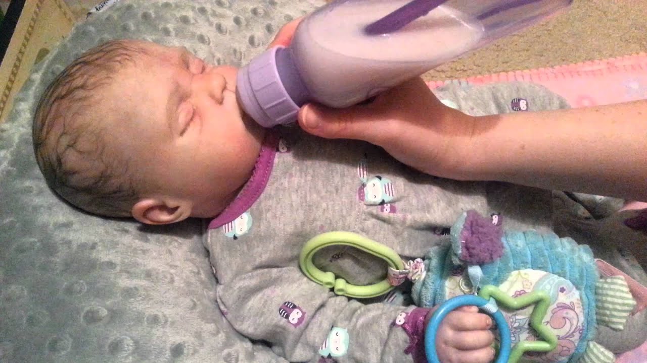 Reborn Baby Melissa's Night Routine and First Bottle!