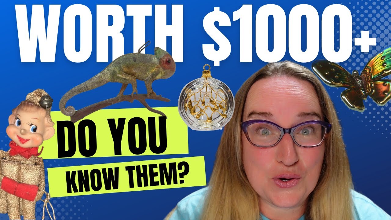 Ornaments That Sell YEAR ROUND For BIG Money Swarovski Radko Dresden +