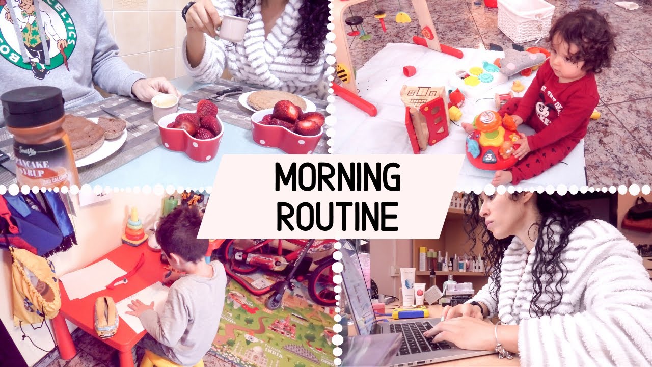 MORNING ROUTINES FAMILIARE Dalle 5 del MATTINO CON BIMBI A CASA