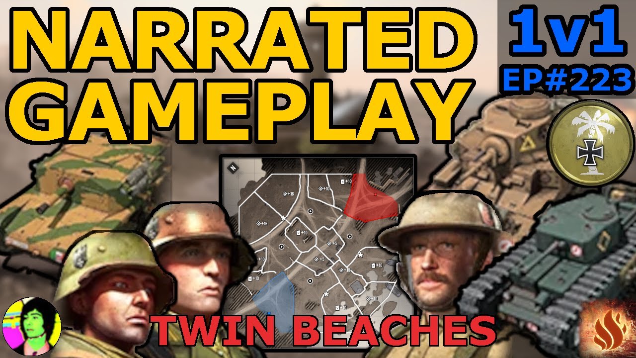 CoH3 | Semovente happy mistake | Narrated Gameplay 1v1 Deutsches Afrikakorps | EP#223