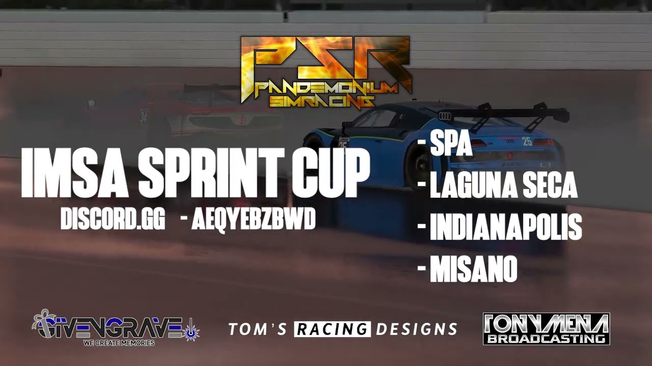 PSR presents the IMSA Sprint Cup! - Season One | Sign up now!