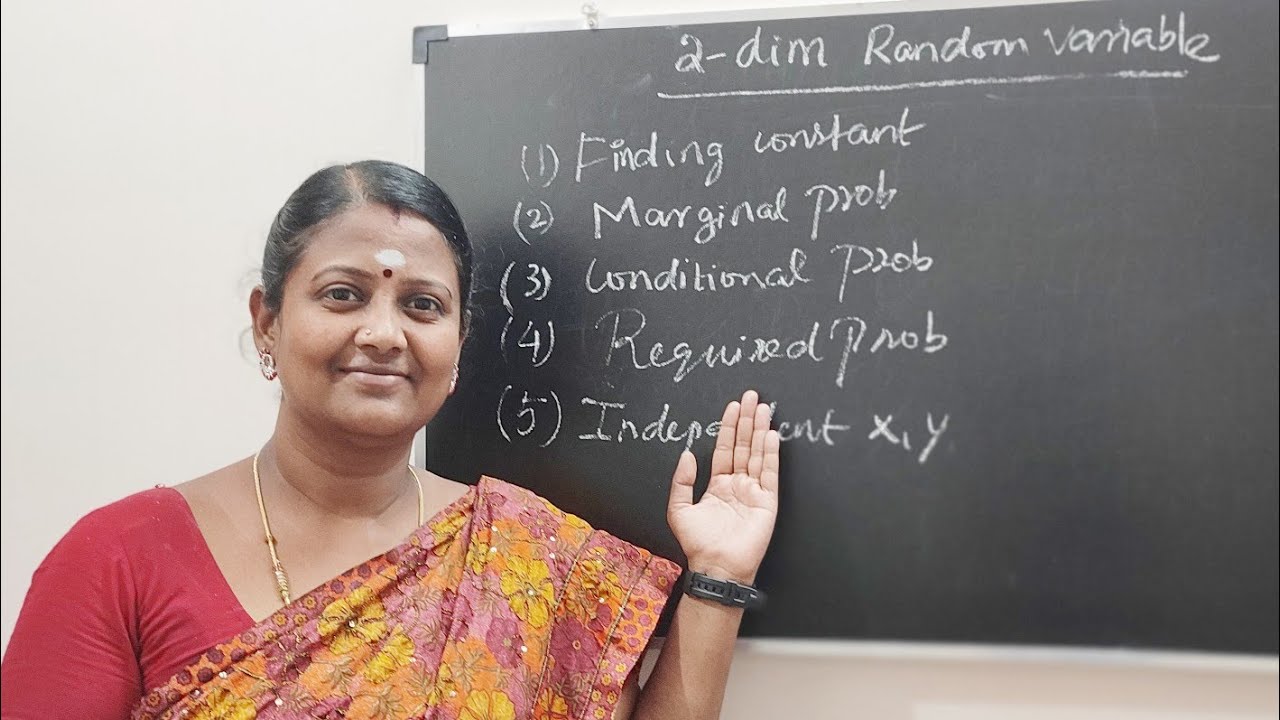 Probability - Two dimensional Continuous Random variable in Tamil