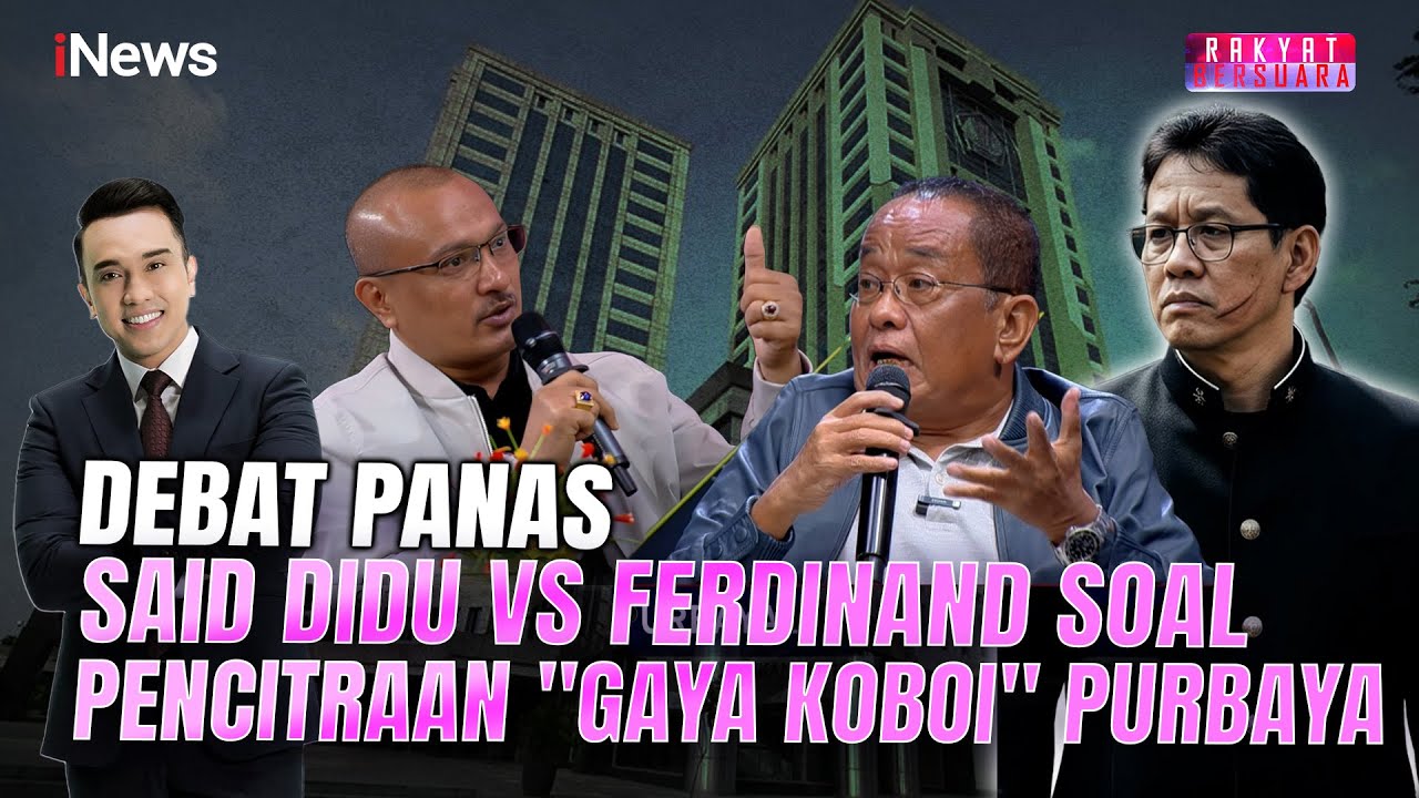 Said Didu Dukung Pencitraan Gaya Koboi Menkeu Purbaya, Ferdinand: Mirip Jokowi | Rakyat Bersuara