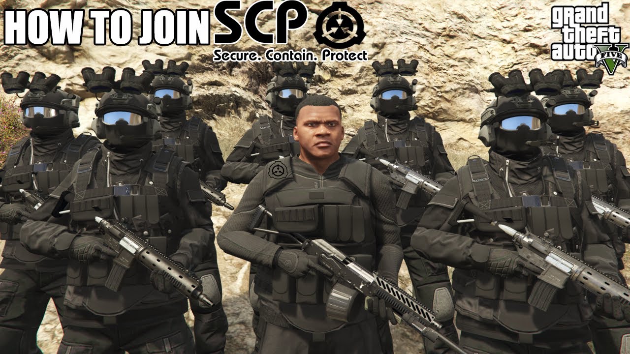 How to Join The SCP Foundation In GTA 5! (missions,armor,weapons,scp outbreak)
