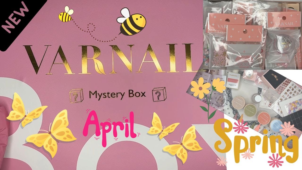 Varnail Mystery Box April Unboxing! 🎁✨ What Surprises Await? 😍
