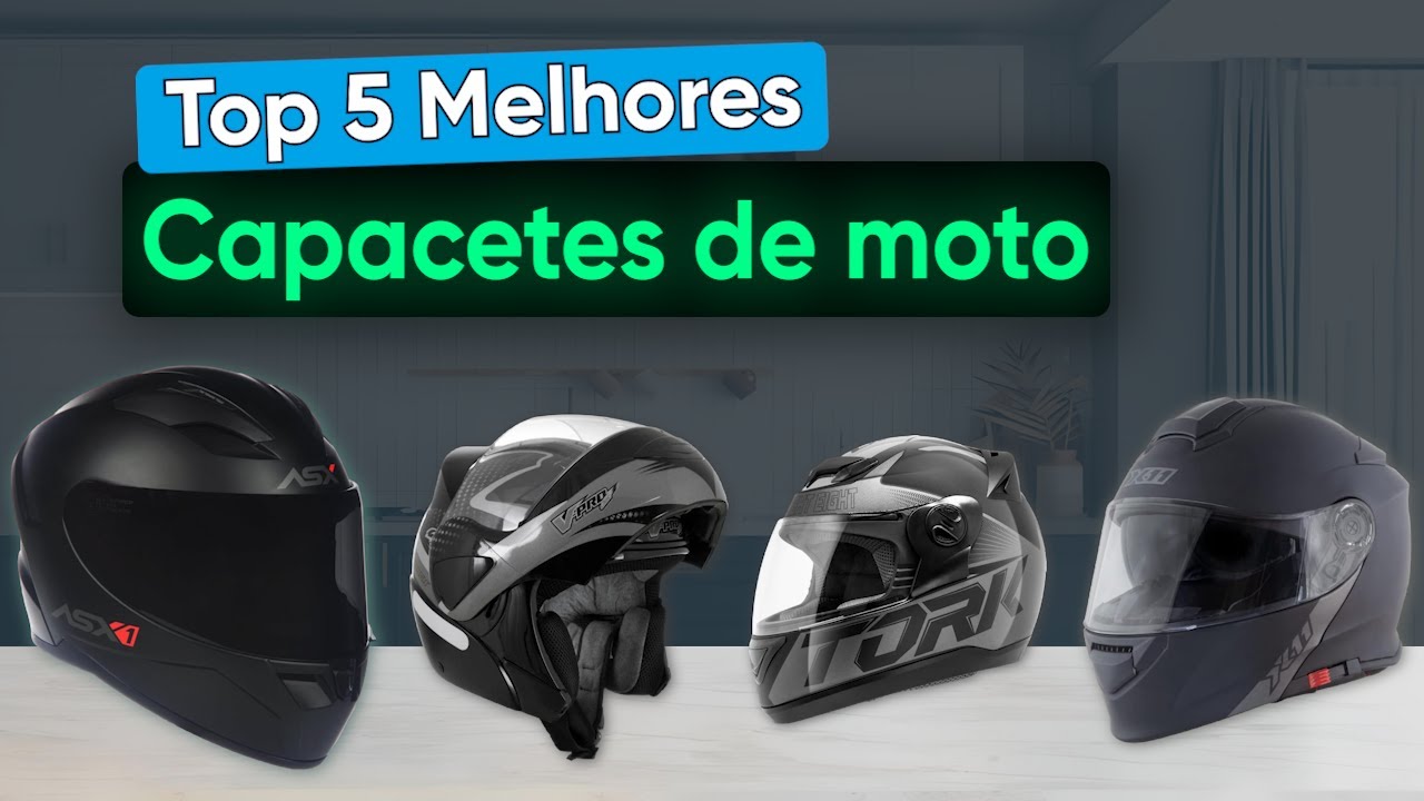 5 Melhores capacetes de moto 2024