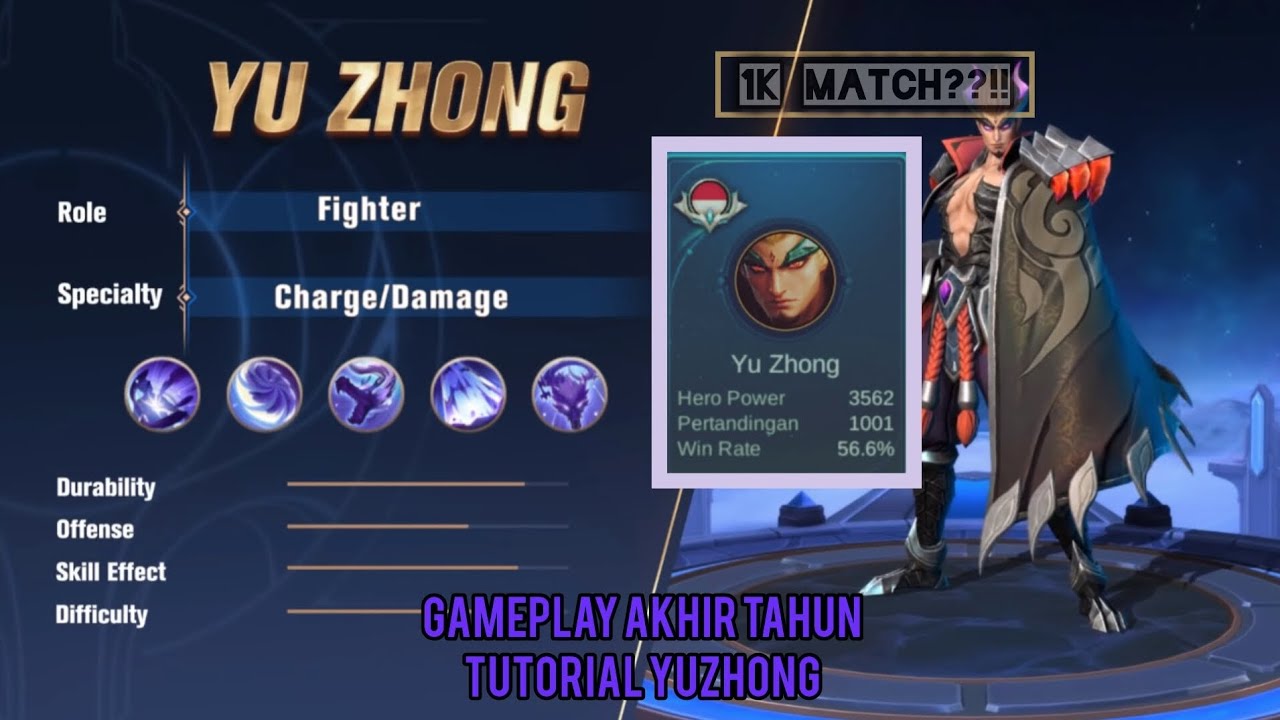 TUTORIAL YUZHONG 2026 #mobilelegends #esports #yuzhong #2026 