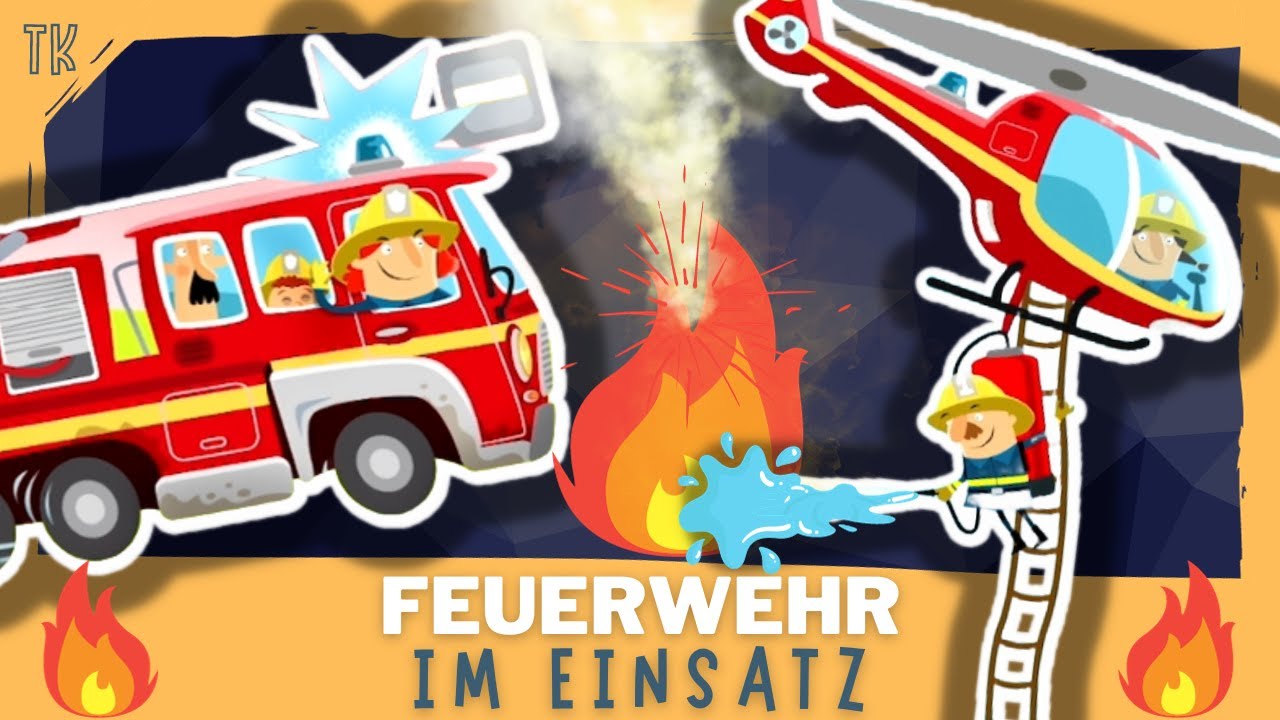 Mit der Feuerwehr im Einsatz  [ Kindervideos | Kinderfilme ] #telekids