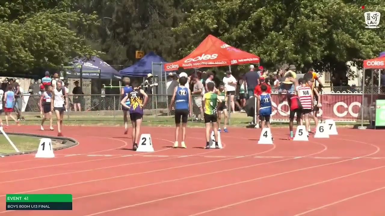 Boys U13 800m Final: 2023-24 State Track and Field Championships