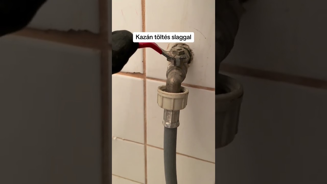 Kazán töltés slaggal! #töltés #töltéstippek #fűtés #fűtésrendszer #osztogyujto #nyomásmeroora #slag