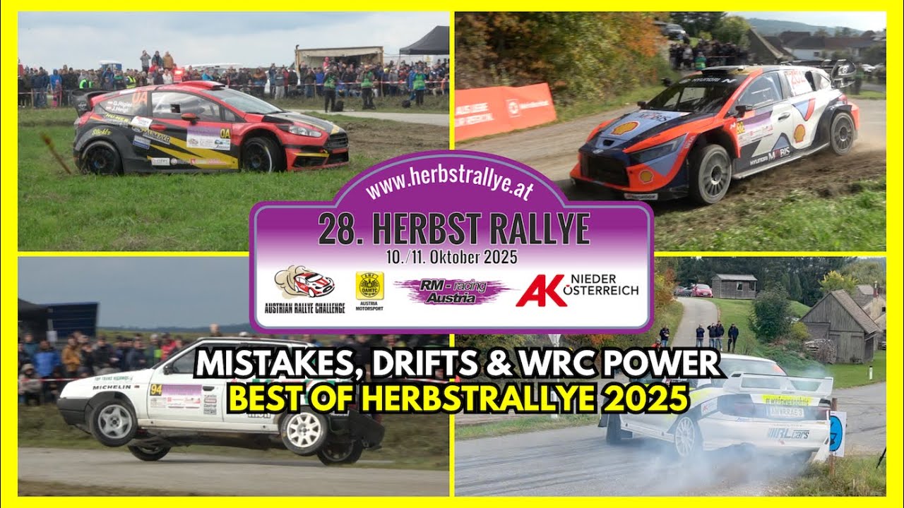 Herbstrallye Dobersberg 2025 | WRC Test in Austria | Ogier & Fourmaux Go Flat-Out!