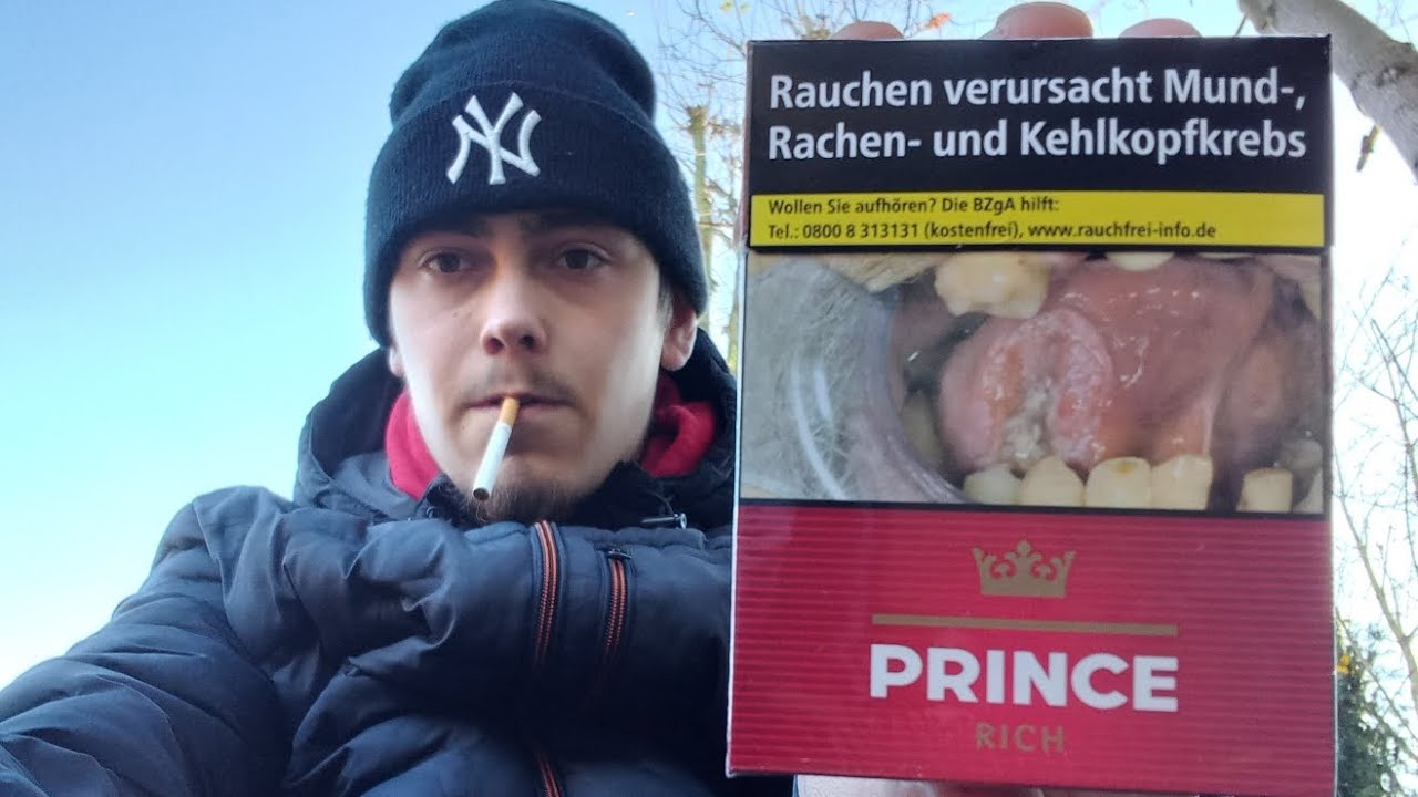 Smoking A PRINCE RICH Cigarette For The First Time - Review