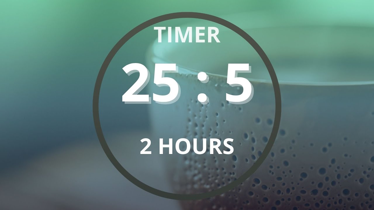 25 Minute Pomodoro Timer – Focus Work Session (2 Hours)