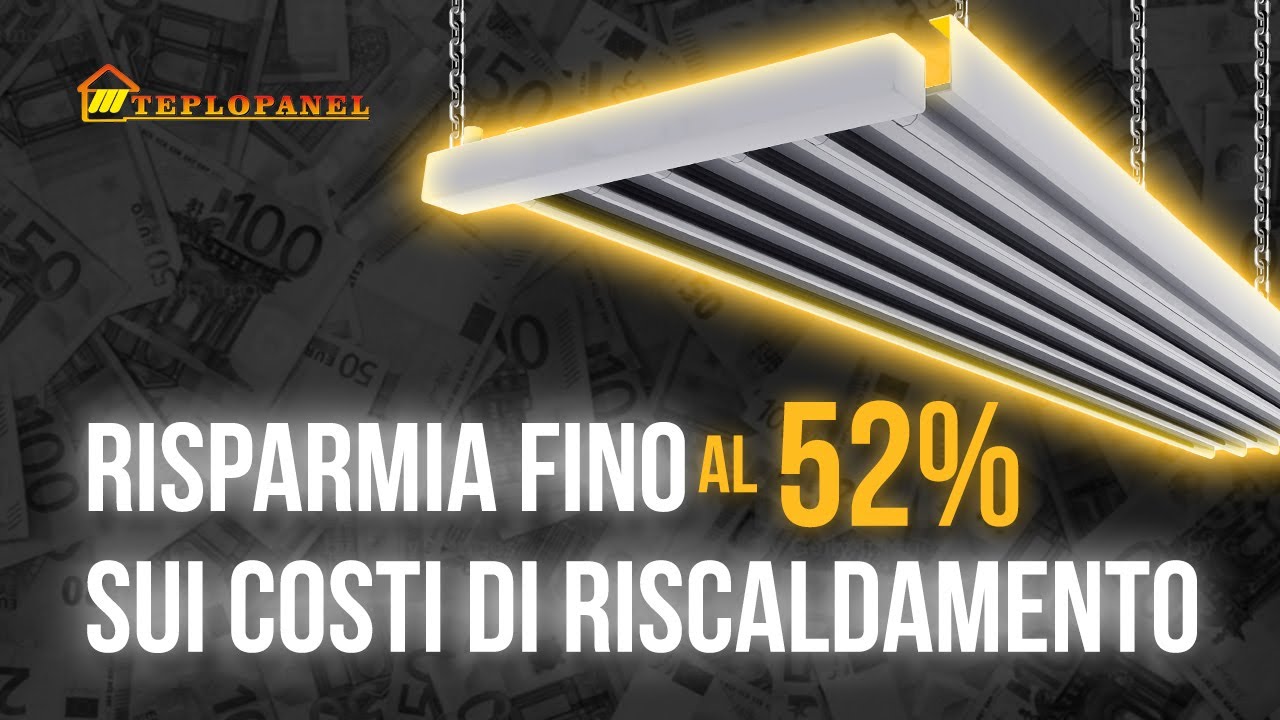 Teplopanel - sistema di riscaldamento dei locali industriali con un risparmio fino al 52%