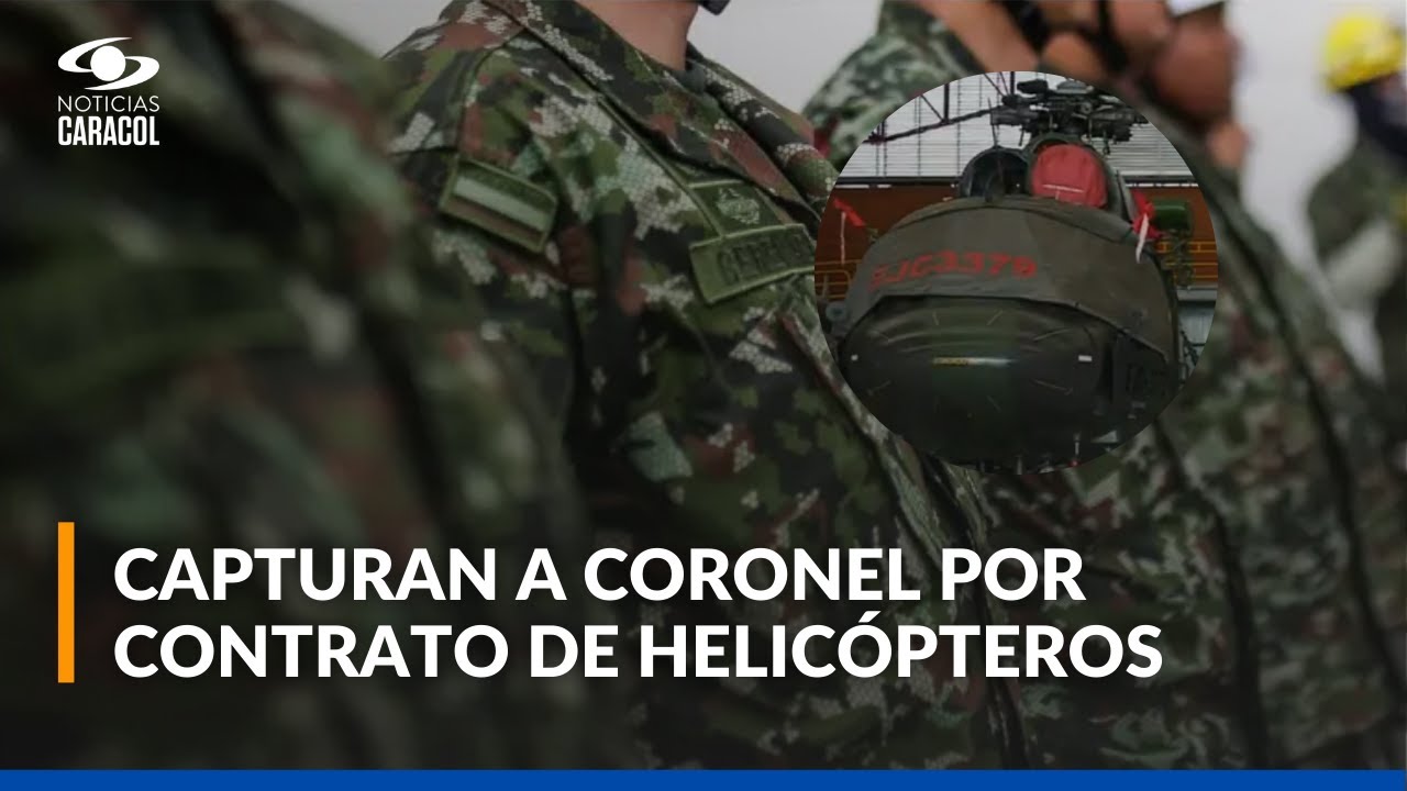 Militares capturados por presunta corrupci&oacute;n en la contataci&oacute;n del mantenimiento de helic&oacute;pteros
