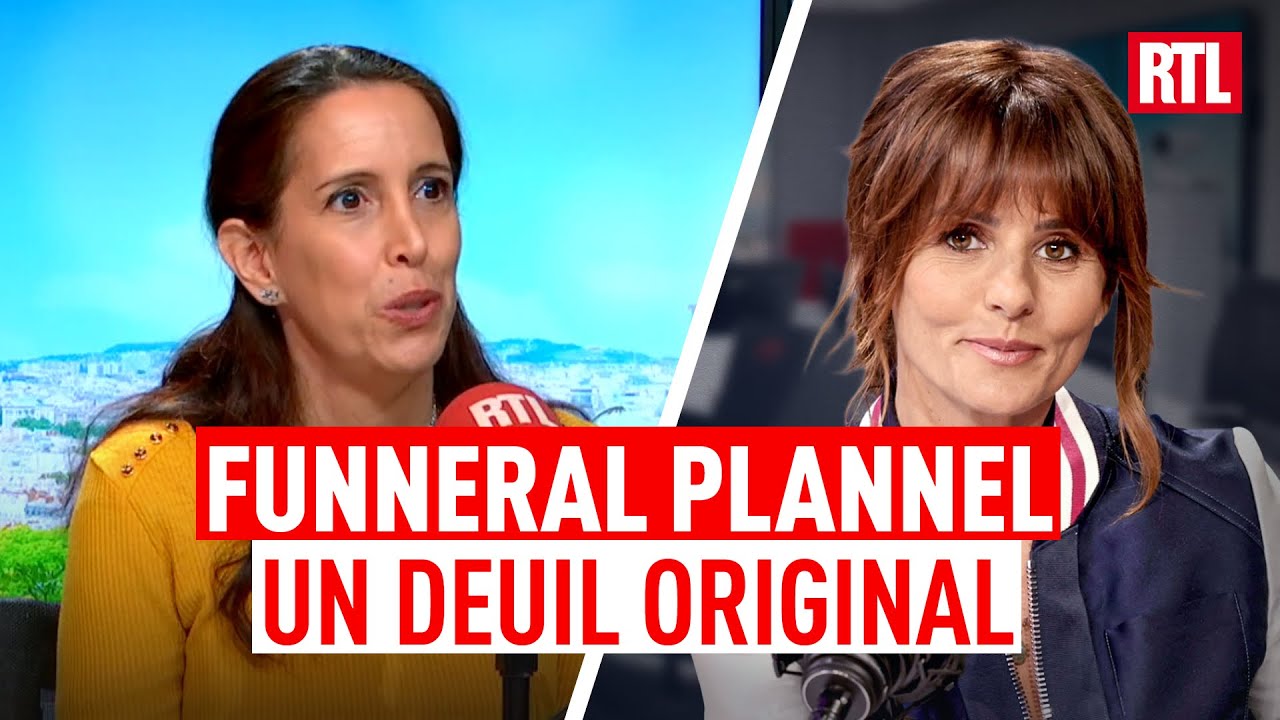 Faustine Bollaert reçoit une Funeral planner