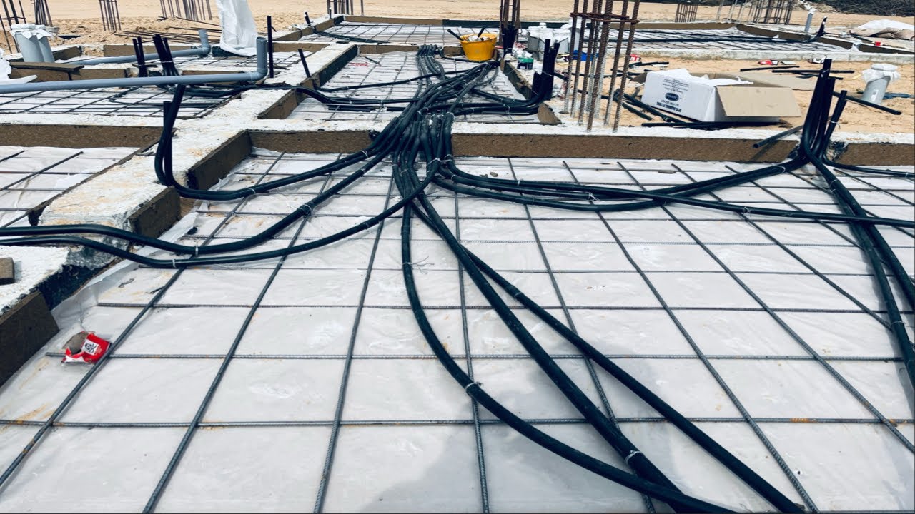Slab On Grade PVC Conduit| Electrical Work|ElectroDubai