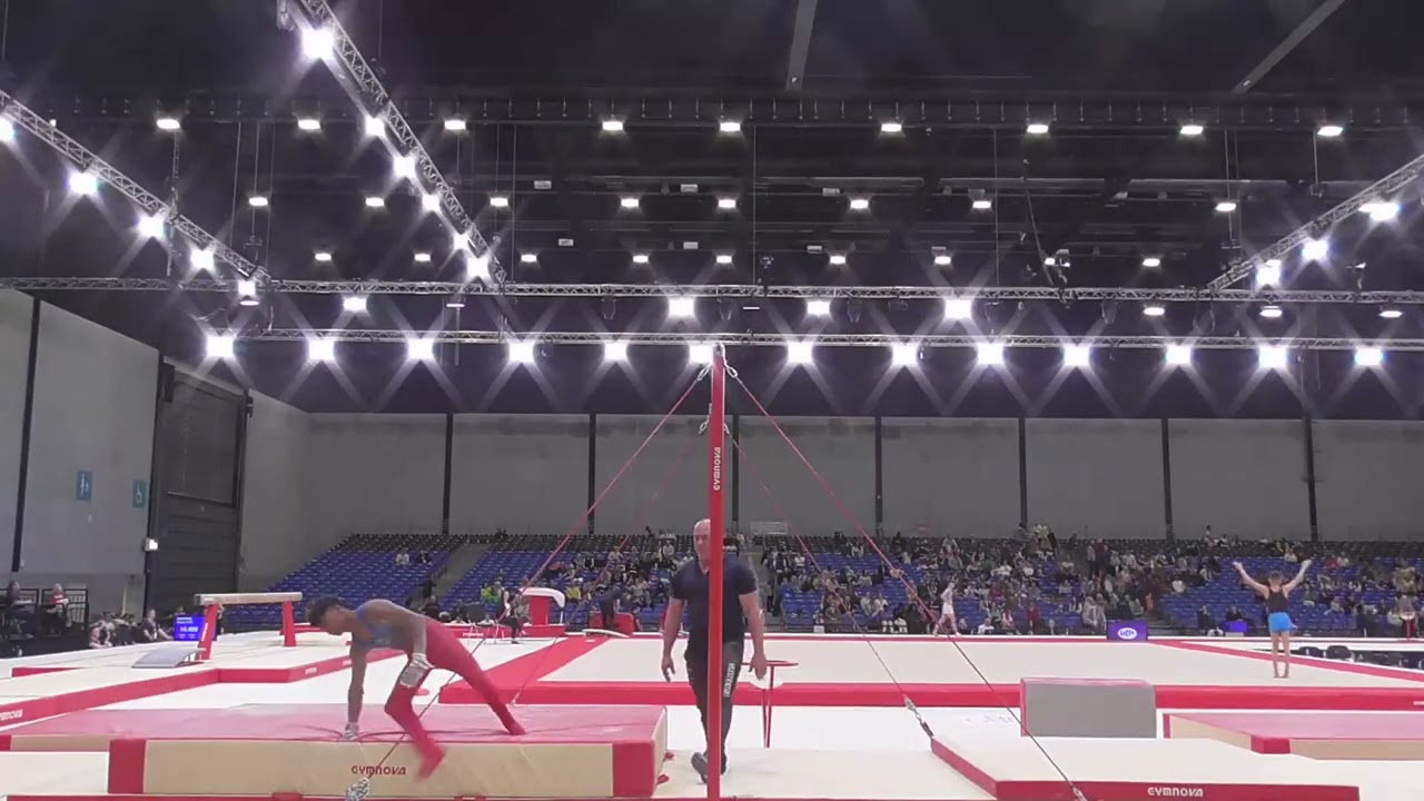 Uzair Chowdhury - SILVER-H-bars-MAG U14 AA-2023 Gymnastics British Championships