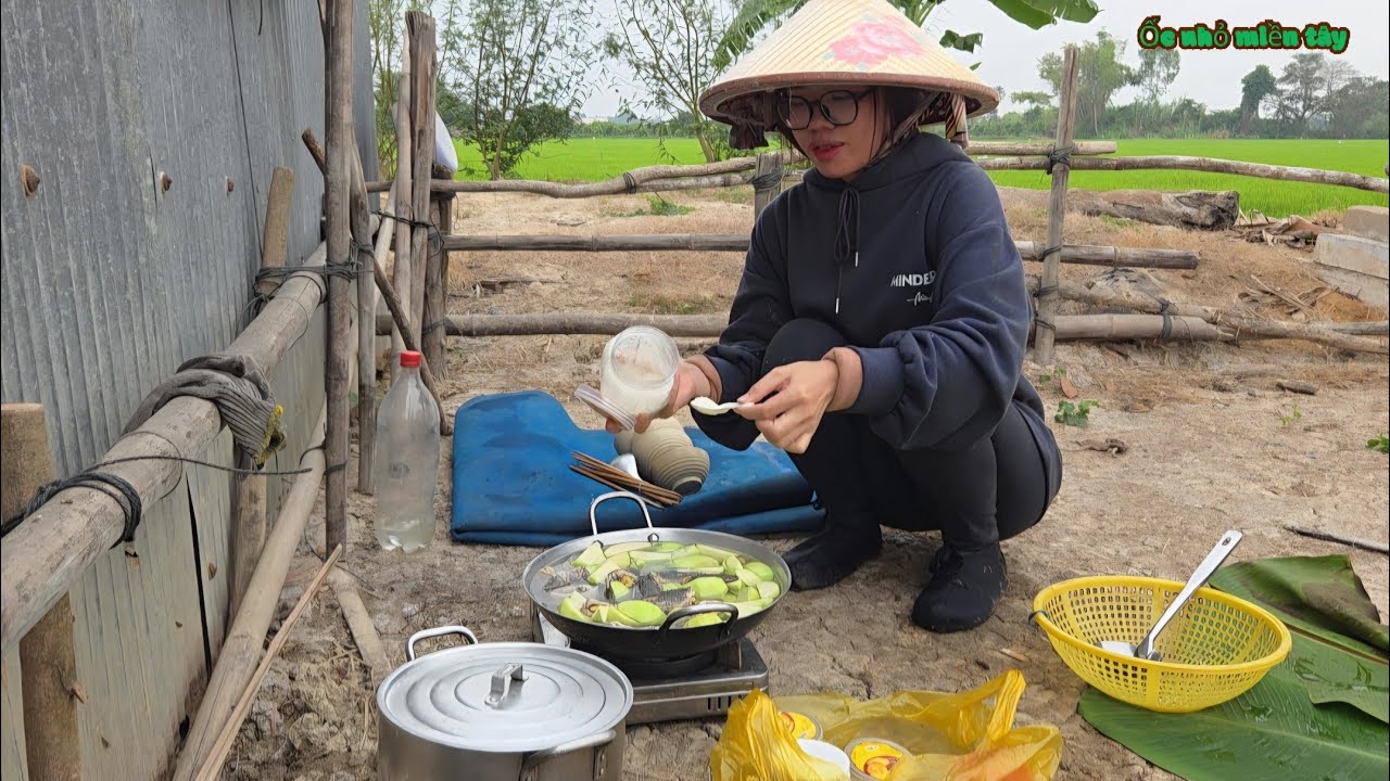Đi Săn Ăn Bữa Cơm Ngoài Đồng Ngày 26 Tết_Dưa Hấu Nụ Nấu Canh Cá Rô...| ONMT #Tập 203