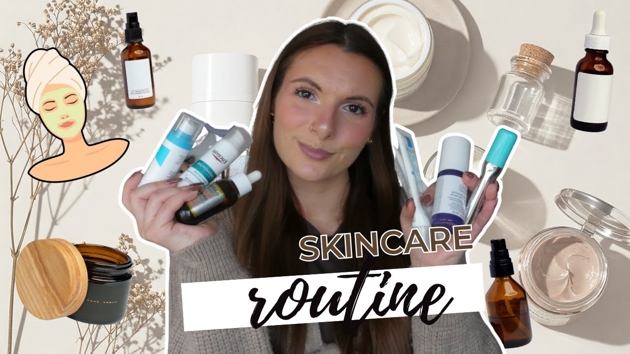 ✨💆‍♀️ MA SKINCARE ROUTINE VISAGE 😍 PEAU PARFAITE & SANS BOUTONS 🌿 CLEAN & GLOWY 💖🌸