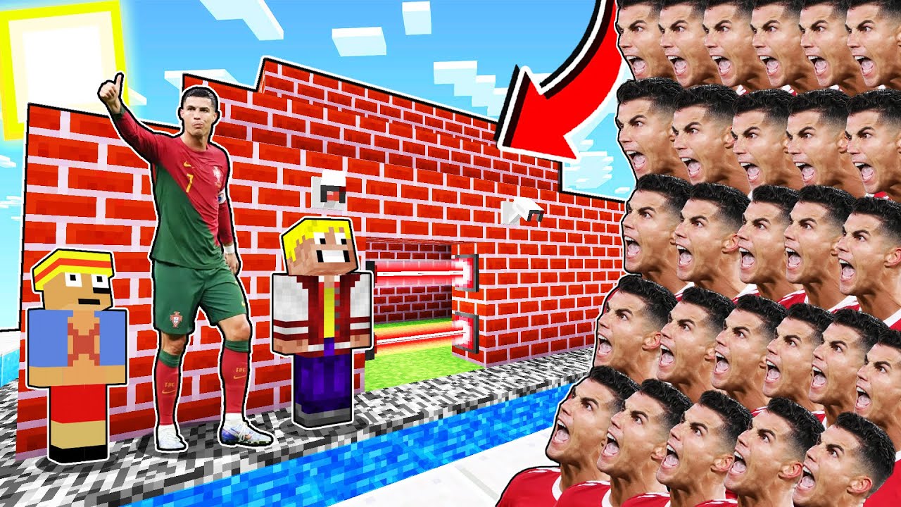 BASE 100% SEGURA VS APOCALIPSIS DE CRISTIANO RONALDO EN MINECRAFT