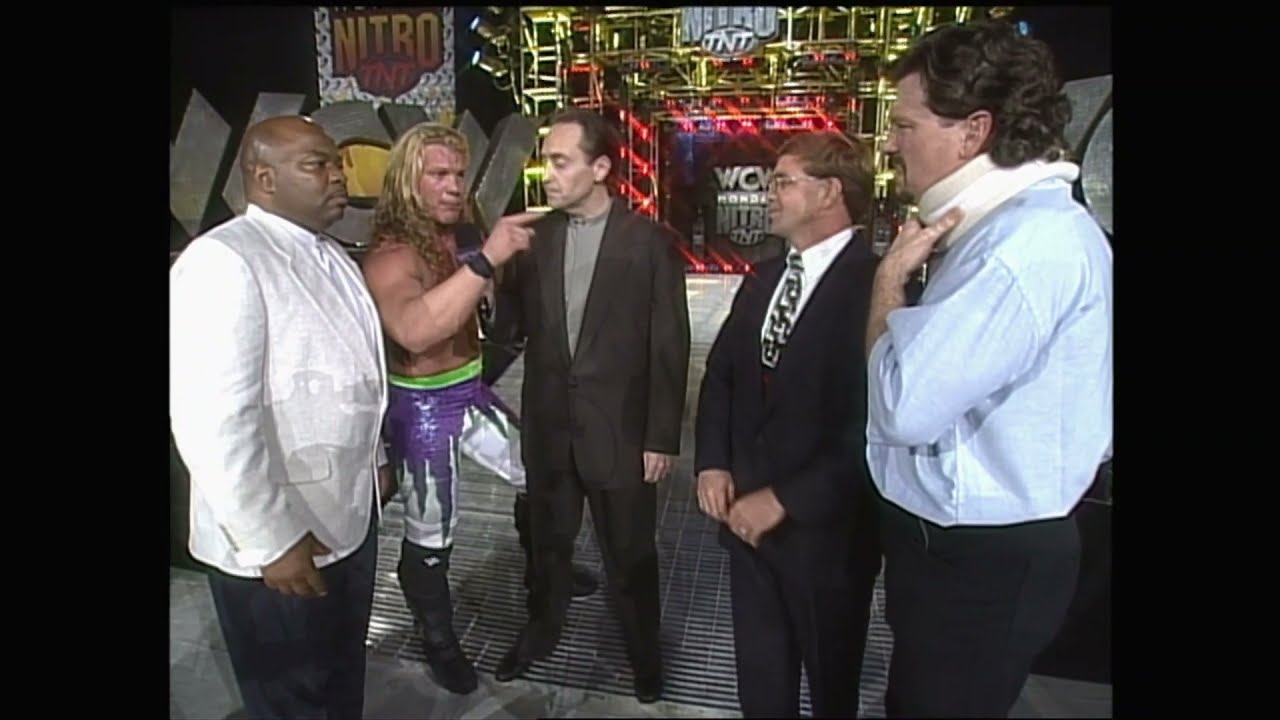 Nick Patrick & His Lawyer Argue With Chris Jericho & Teddy Long | WCW Monday Nitro November 4, 1996