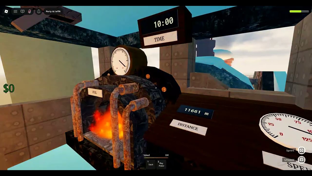 speed running to get the alien class in dead rails