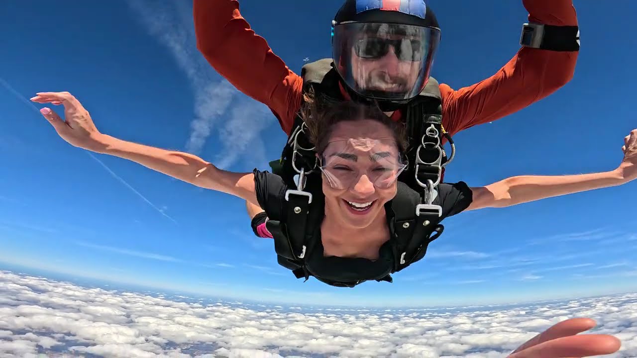 Outside video w Adam skydiving in Zhills Florida