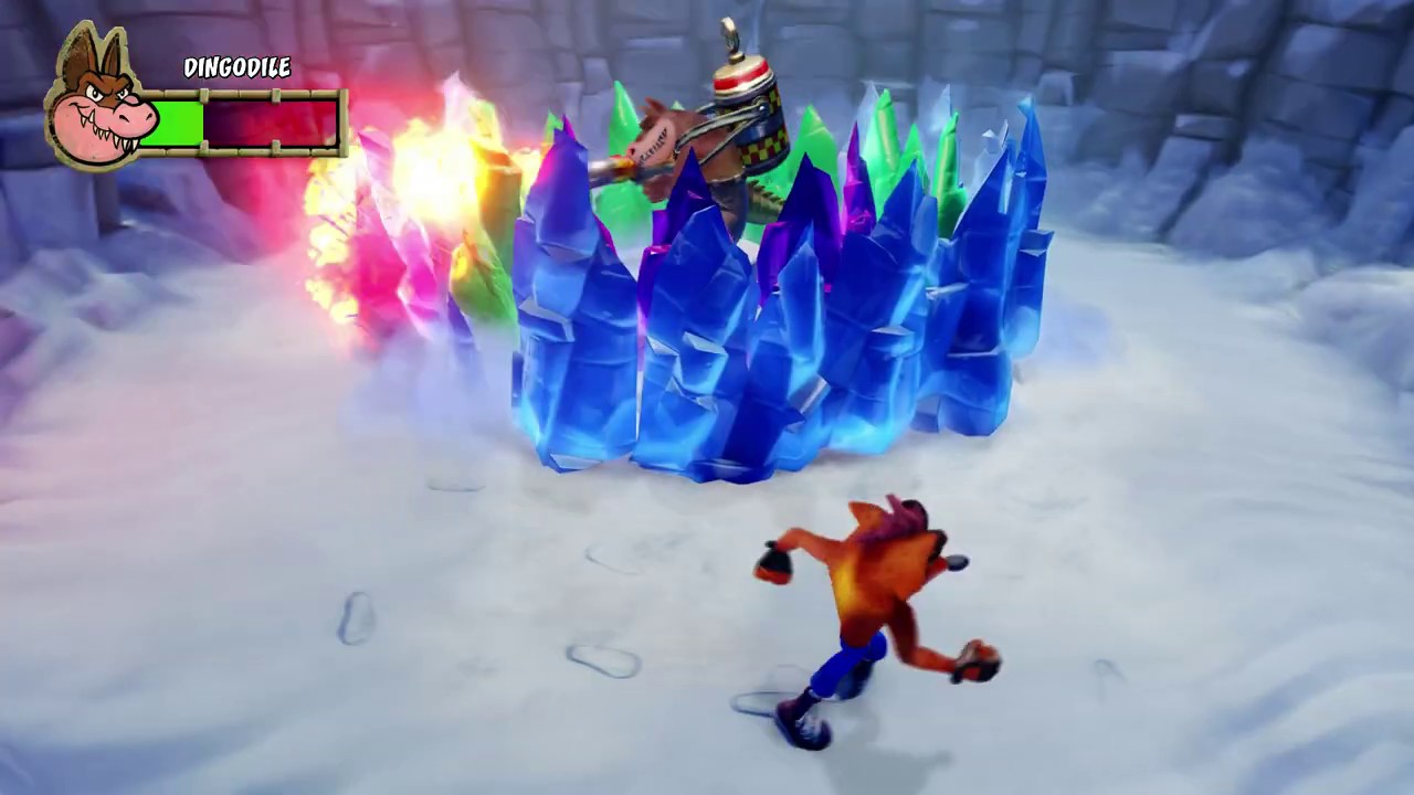 Crash Bandicoot 3 Dingodile Boss Fight