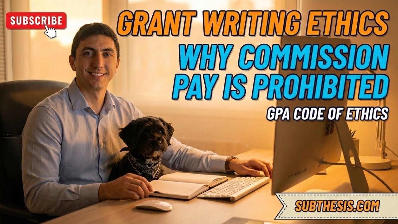 Grant Writing Ethics: Why Commission Pay is Prohibited
