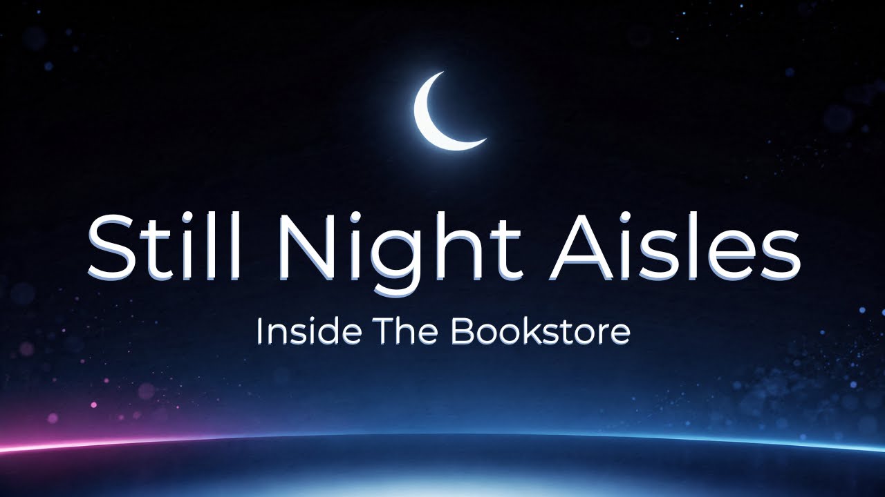 Whispered Night Story – Still Night Aisles inside the bookstore