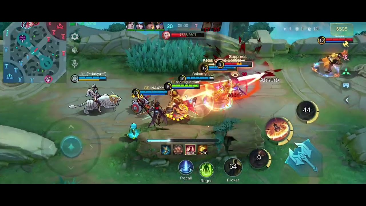 Day 3 jadi konten creator, tutorial Main Franco,tank/roam |Mobile Legends |