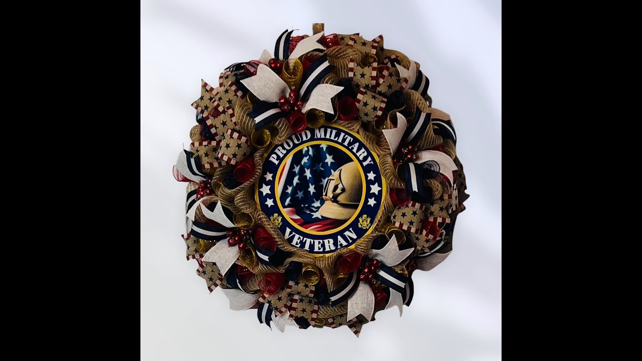 How to Create A Custom Military Wreath