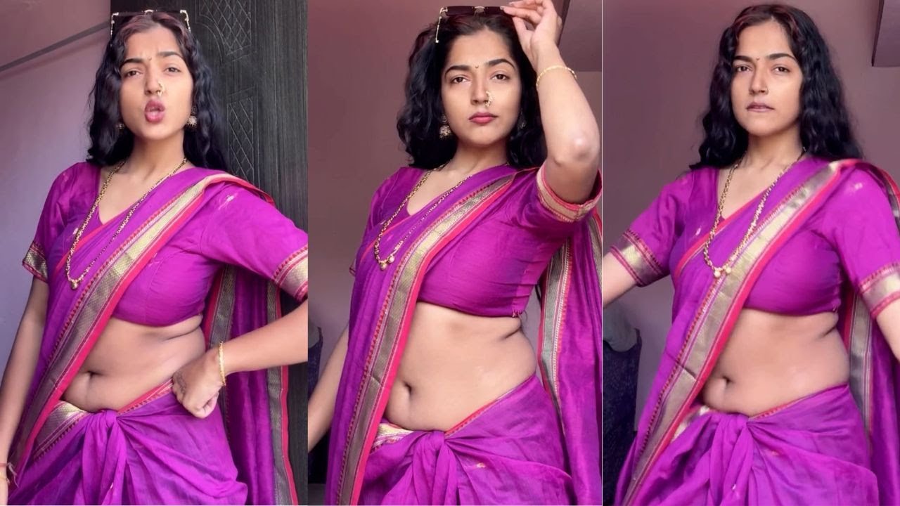 Rosa Cotton Saree With Silk Border Paired with Cotton Blouse Saree Draping Style