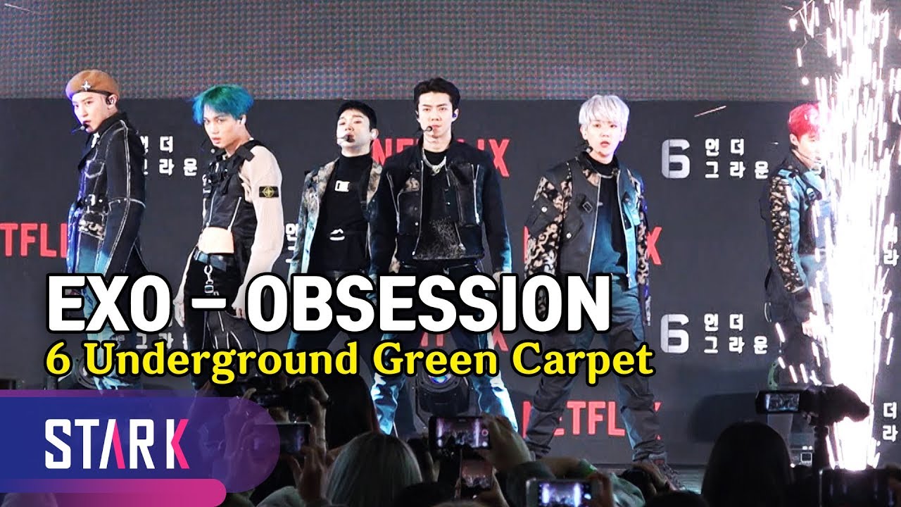 EXO 'Obsession' Stage Full cam. (심장 쫄깃해지는 엑소 'Obsession' 레드카펫 특별 무대!)