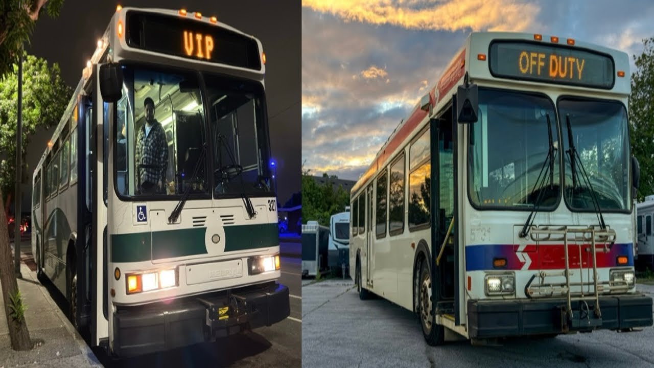 2025 Driving Compilation: Ex-City of Commerce Neoplan AN440 CNG #327 & Ex-SEPTA D40LF #5731