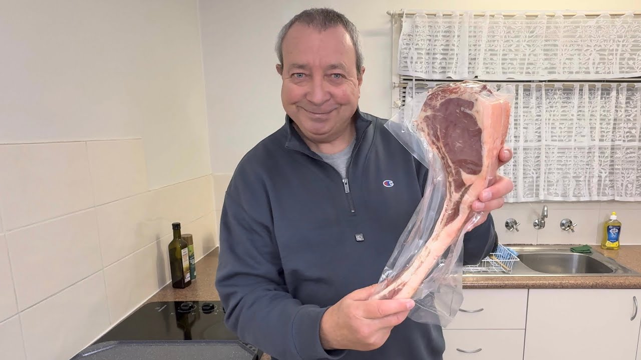My First Time Cooking A Tomahawk Steak