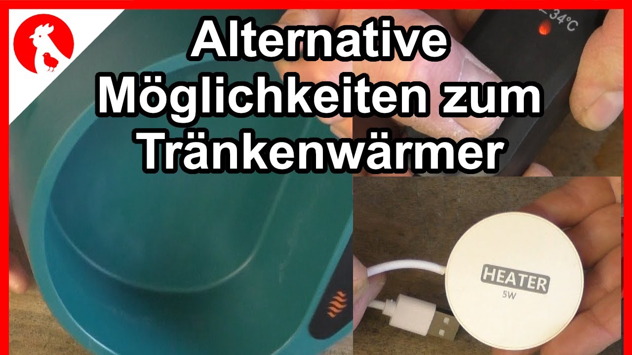 Alternative Tränkenwärmer für Geflügeltränken - F205  Jensman and the Huhns