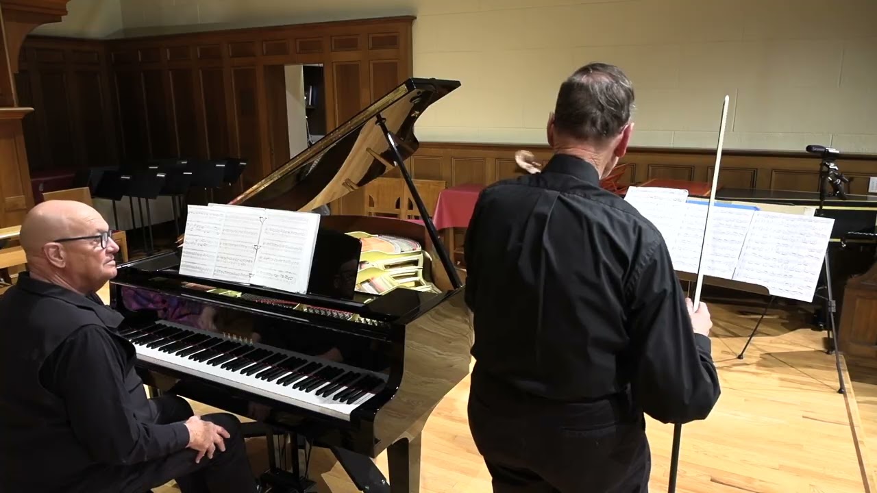 BATC 2026: Tyrone Greive, Violin; Michael Keller, Piano play Bach's Sonata in C Minor