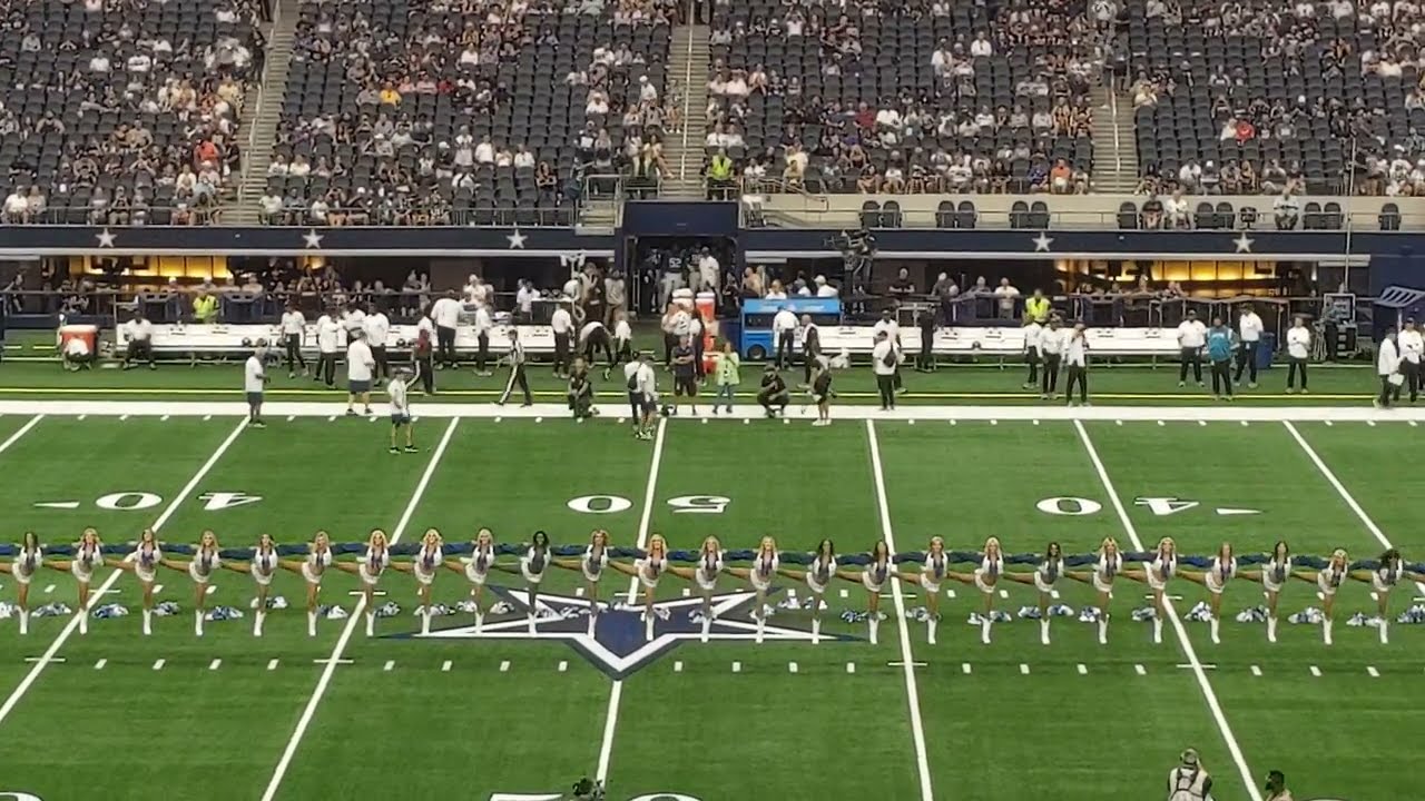 2023 Dallas Cowboys Cheerleaders pregame performance 8/12/23 fieldview vs Jacksonville Jaguars